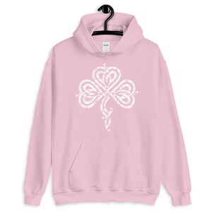 Pretty Irish Celtic Knot Shamrock Hoodie image 8