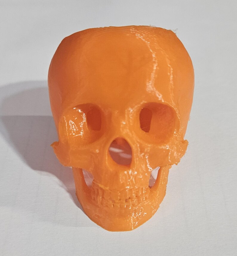 Orange Halloween Skull Ring for 12 Ft Foot Skeleton From Home Depot