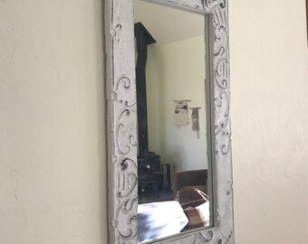 Bathroom Bedroom Mirror Rusty Architectural Salvage Rustic
