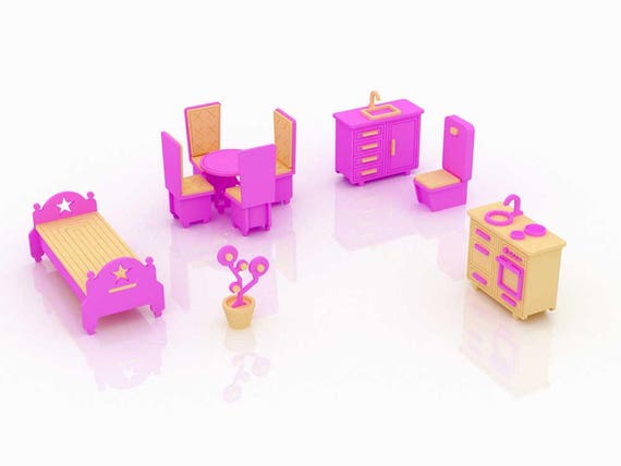 barbie furniture set
