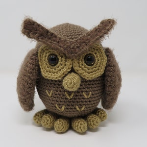 Hygge Owl amigurumi CROCHET PATTERN, printable .pdf