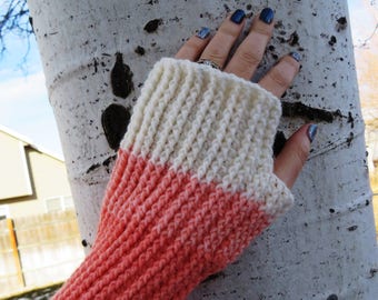 Crochet Pattern, Sweater Mitts, Fingerless Gloves, printable .pdf, simple pattern, gift for her