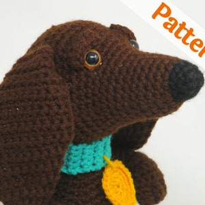 Dachshund Amigurumi Pattern PDF - Intermediate crochet