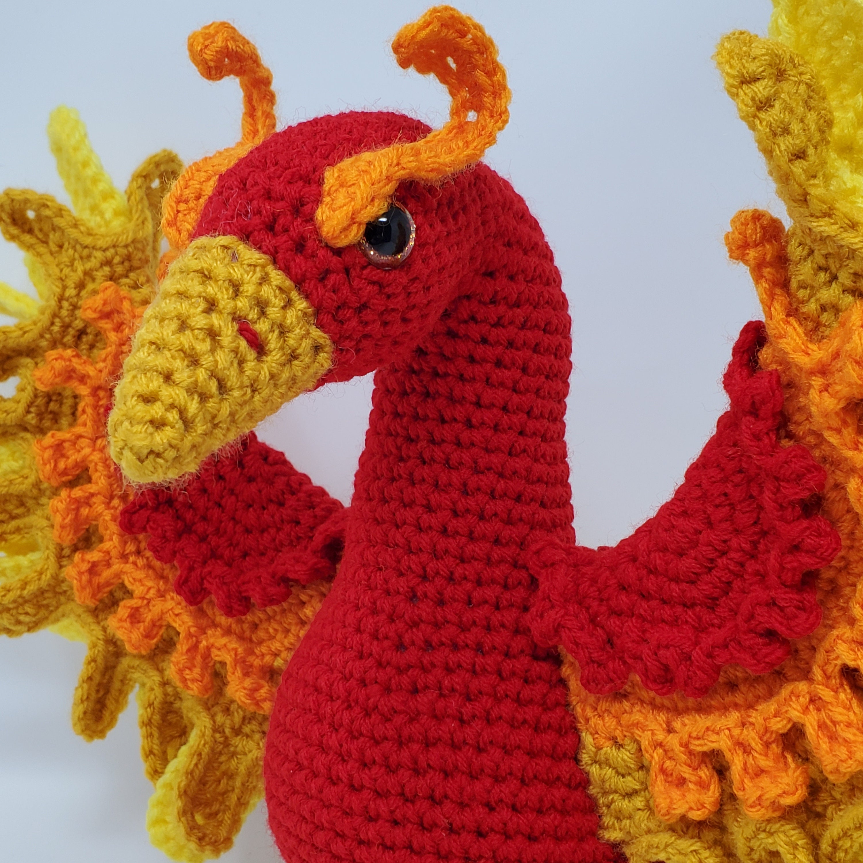 Phoenix Crochet Pattern Ember Printable Pdf Etsy Canada