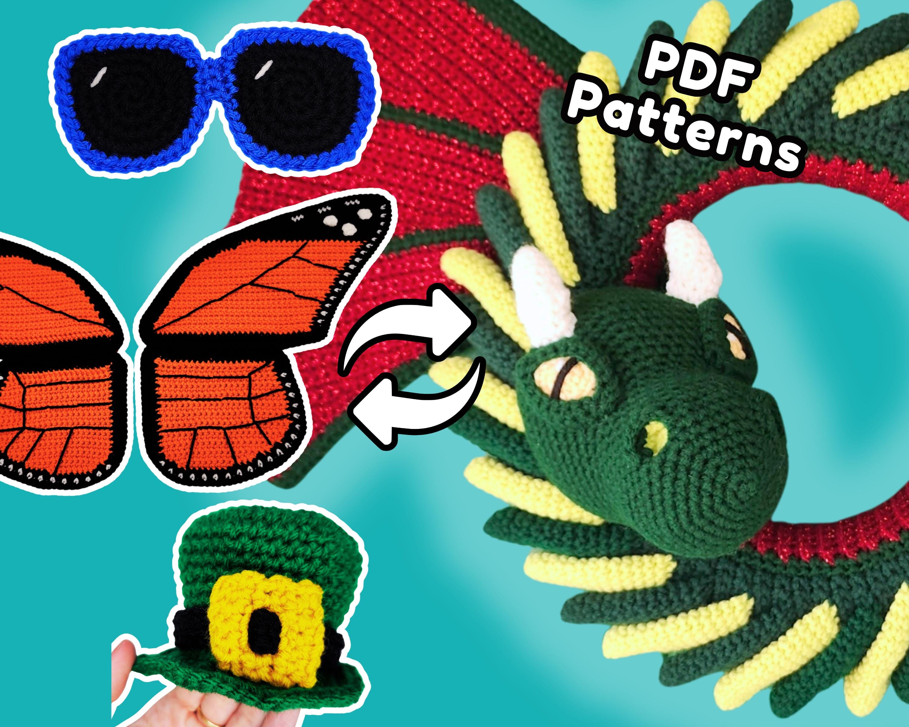 39 Dragon Crochet Patterns: Unleash Your Creativity with These Unique Designs 38 Dragon Wreath Crochet Pattern Bundle
