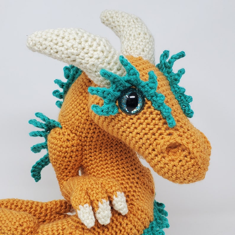 Dragon Crochet Pattern, Celestial Dragon Amigurumi, PDF Pattern Tutorial image 5