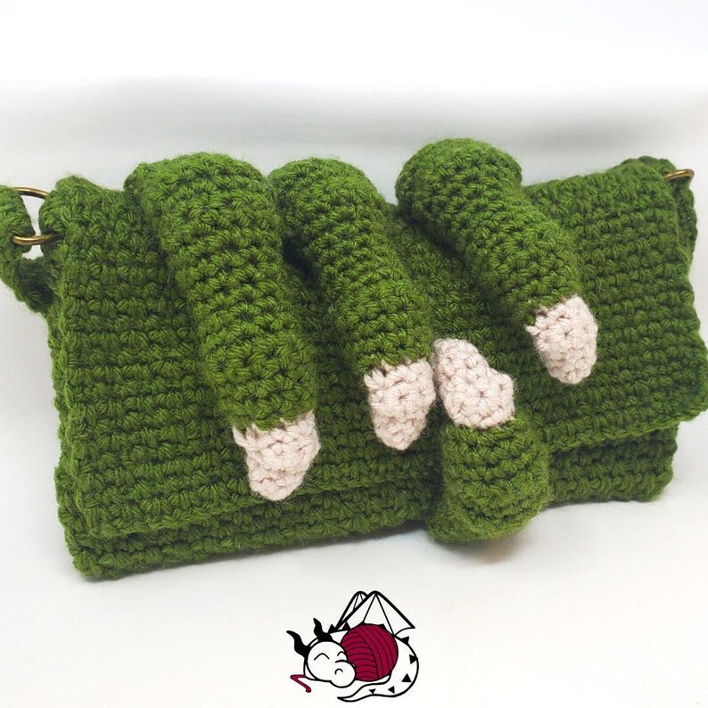 Dragon Claw Purse Crochet Pattern Wallet, PDF image 4