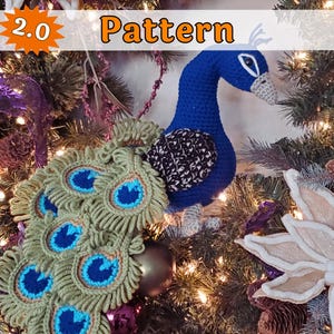 Peacock Crochet Pattern, Realistic Amigurumi, Regal, Printable PDF