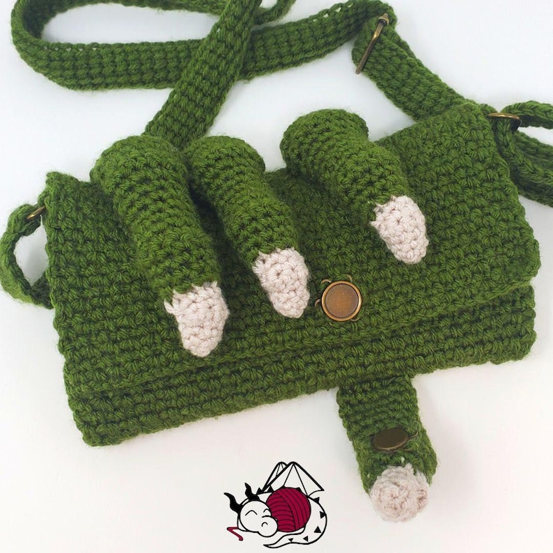 Dragon Claw Purse Crochet Pattern Wallet, PDF image 3