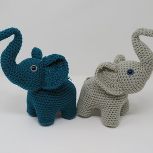 Elephants in Love Crochet Pattern, printable pdf image 4