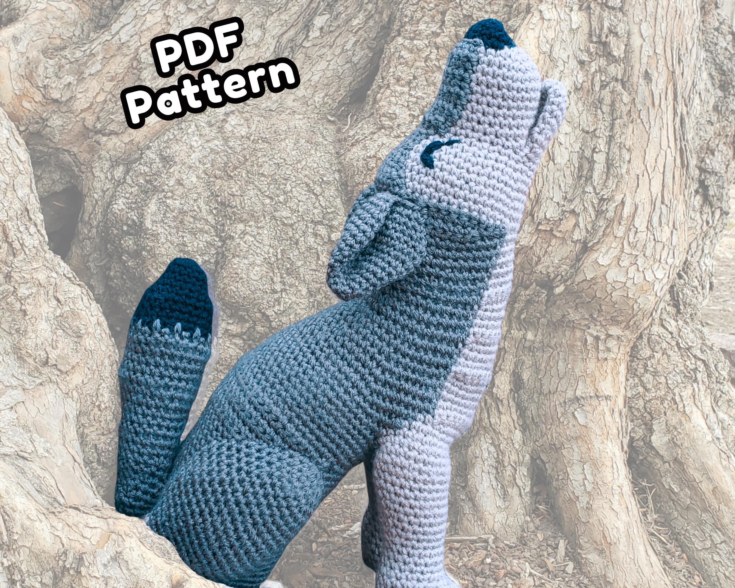 38 Wolf Crochet Patterns to Stitch for Woodland Decor, Gifts, and Amigurumi Displays 15 Wolf Crochet Pattern Amigurumi Howling Plush