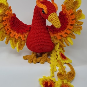 Phoenix Crochet Pattern, Ember, printable pdf image 2