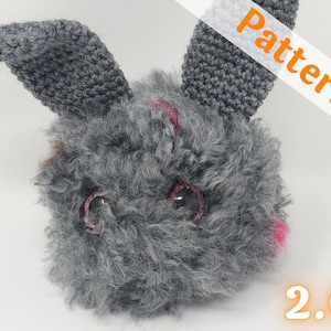 Dust Bunny Amigurumi Crochet Pattern, printable pdf