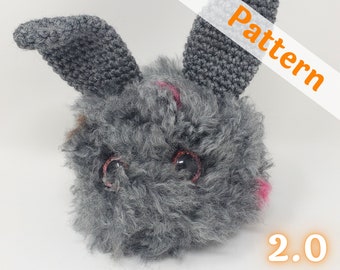 Dust Bunny Amigurumi Crochet Pattern, printable pdf