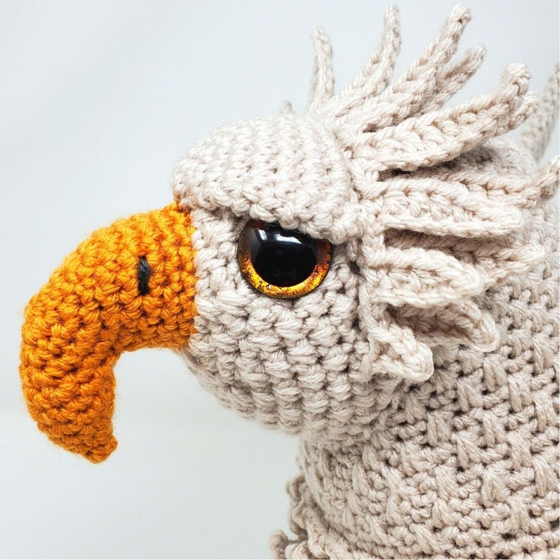 Gryphon Crochet Pattern, Griffin Amigurumi, Anduin, printable pdf image 3