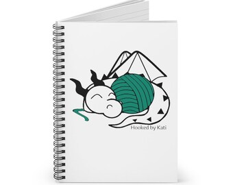 Yarn Dragon Spiral Notebook - Ruled Line