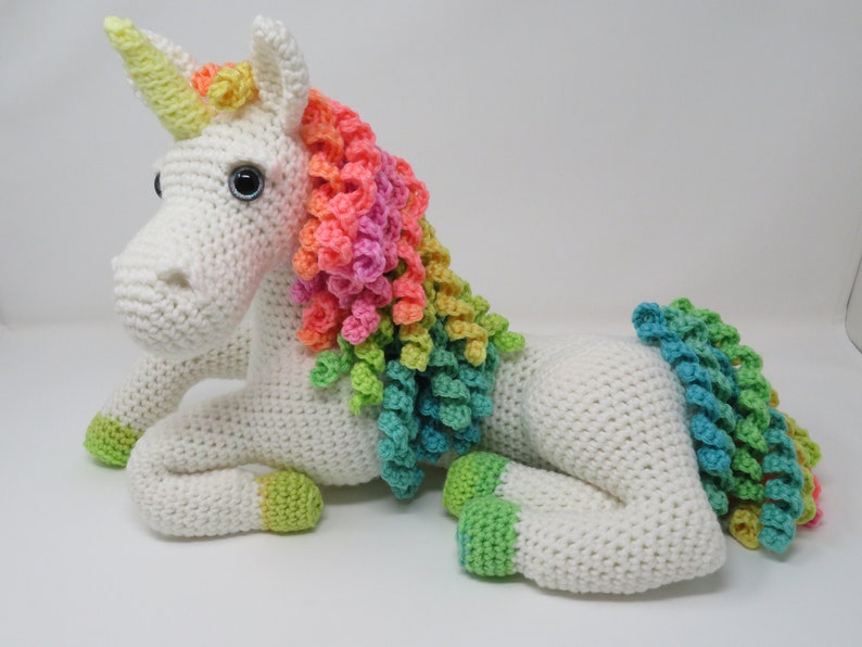 ulyssa the unicorn amigurumi crochet pattern printable pdf