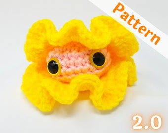 Little Oyster amigurumi crochet pattern, printable .pdf,