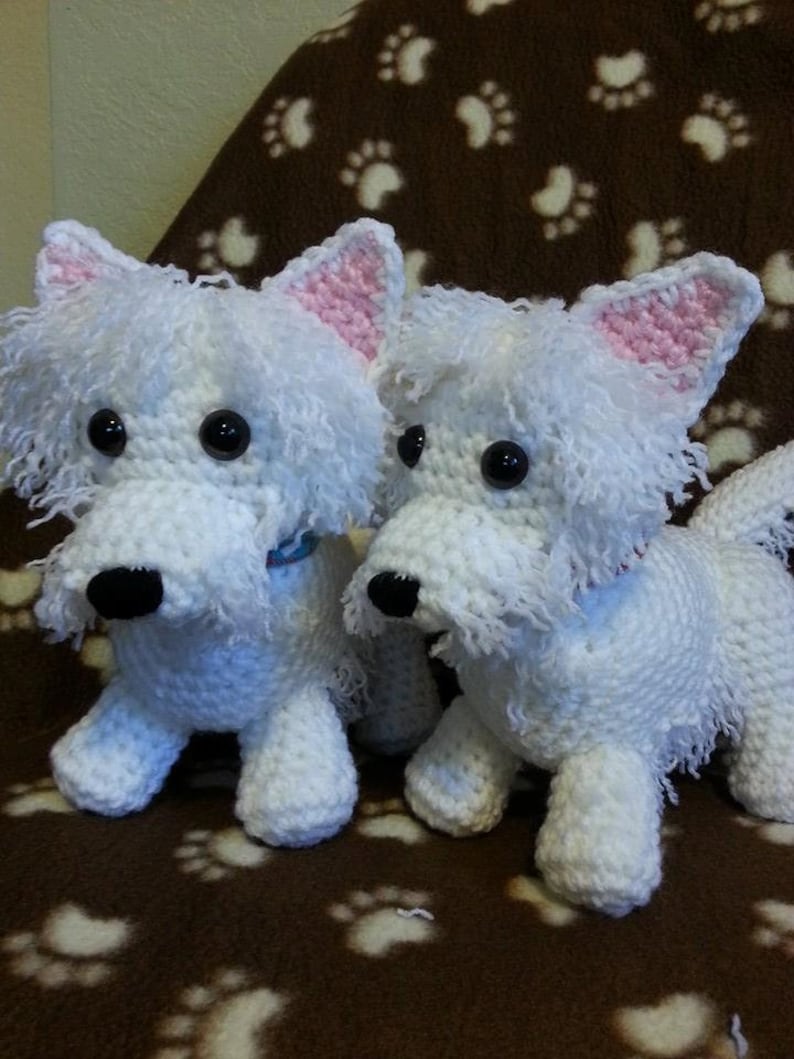 Scotty Scottie Puppy Dog In Loop Stitch Crochet Toy Pattern
