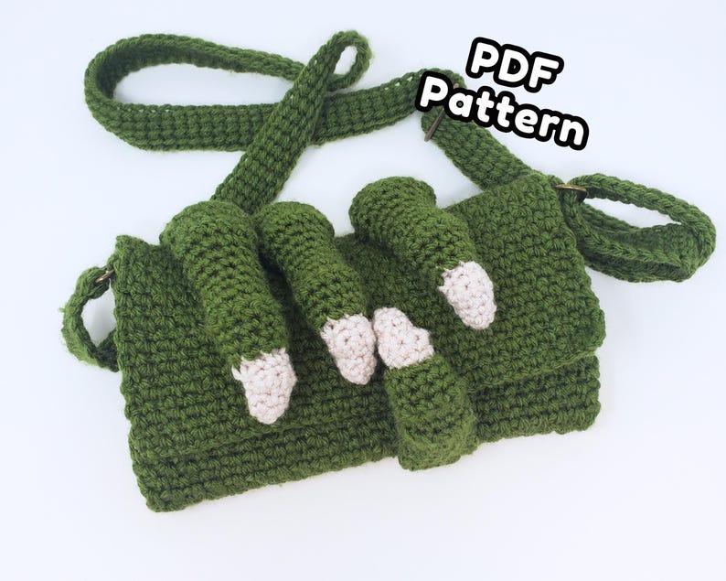 Dragon Claw Purse Crochet Pattern Wallet, PDF image 1