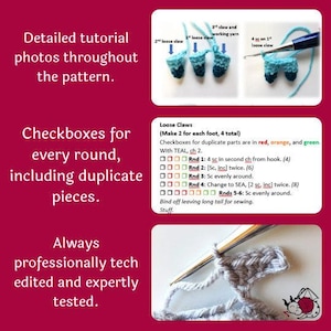 Easy to follow crochet pattern with lots of photos, professionally tech edited and tested.