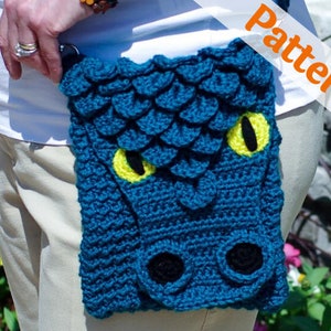 Dragon Crossbody Bag Purse Crochet Pattern PDF