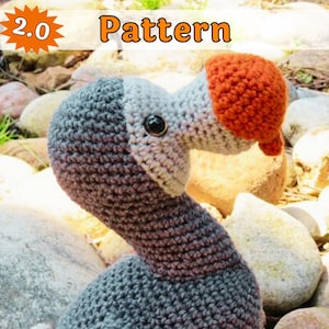 Dodo Amigurumi Pattern - Intermediate Skill Level - Aran Yarn - Pattern PDF