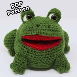 Crochet Frog Amigurumi Pattern PDF