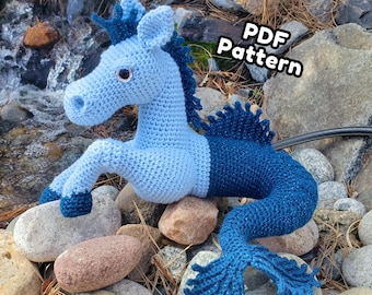 Crochet Hippocampus Amigurumi Pattern – Merhorse Mythical Plush PDF