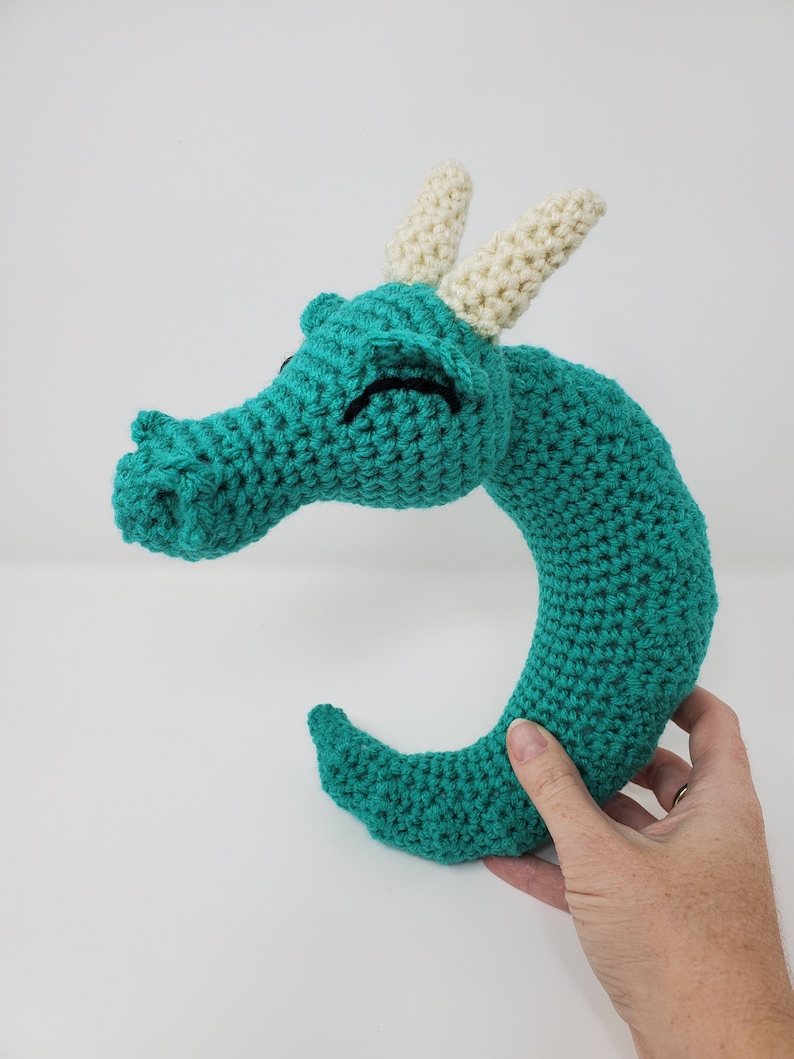 Dragon crochet pattern, Cupcake Dragon, birthday, printable pdf image 6