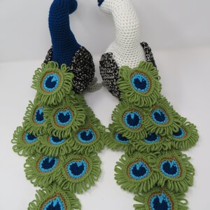 Realistic Peacock Crochet Pattern amigurumi, Regal the Peacock image 5