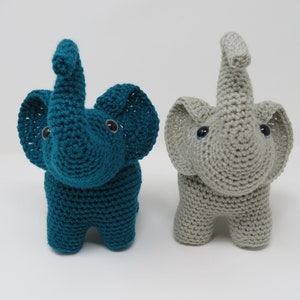 Elephants in Love Crochet Pattern, printable pdf image 6