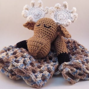 Easy Sleepy Moose Lovey Pattern PDF