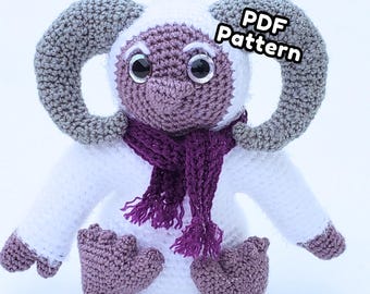 Schema all'uncinetto Yeti, Abominevole uomo delle nevi Amigurumi PDF