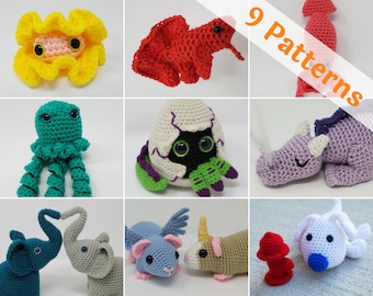 Intro to Ami: Crochet Pattern Collection for Stuffed Animals