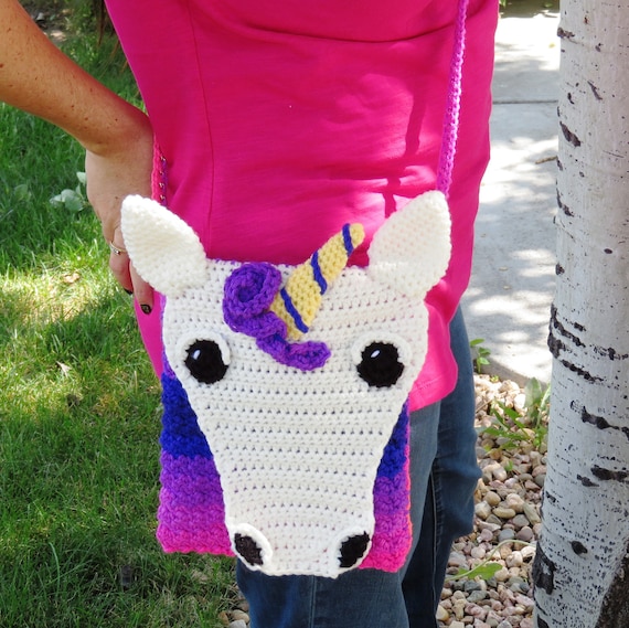 unicorn bag crochet pattern