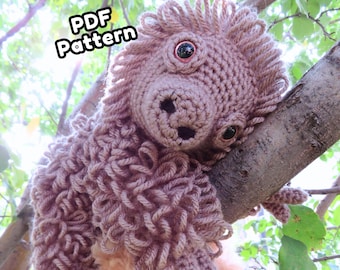 Crochet Baby Sloth Amigurumi Pattern PDF