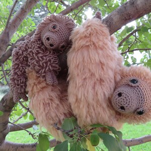 Large Sloth amigurumi crochet pattern 2.0, Amelia, printable pdf image 10