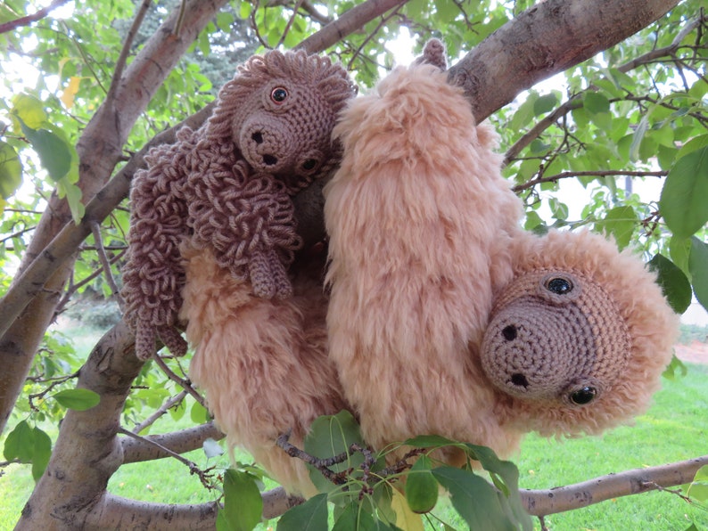 Large Sloth amigurumi crochet pattern 2.0, Amelia, printable pdf image 10