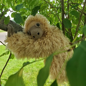 Large Sloth amigurumi crochet pattern 2.0, Amelia, printable pdf image 8