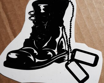 vinyl combat boots