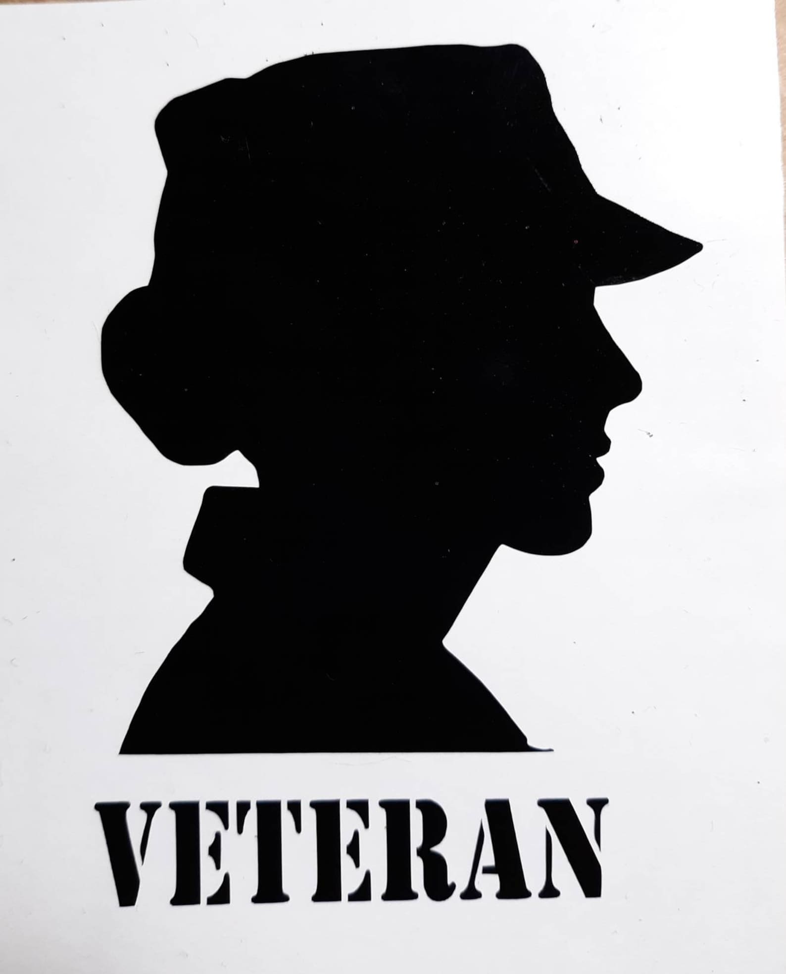 Female Veteran Decal Women Vet Car Decal Lady Military - Etsy