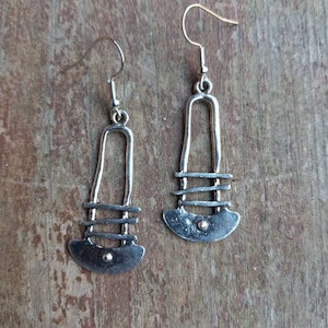 Handcrafted earrings, afrocentric earrings, ankh earrings, ankh jewelry, afro earrings, afro jewelry