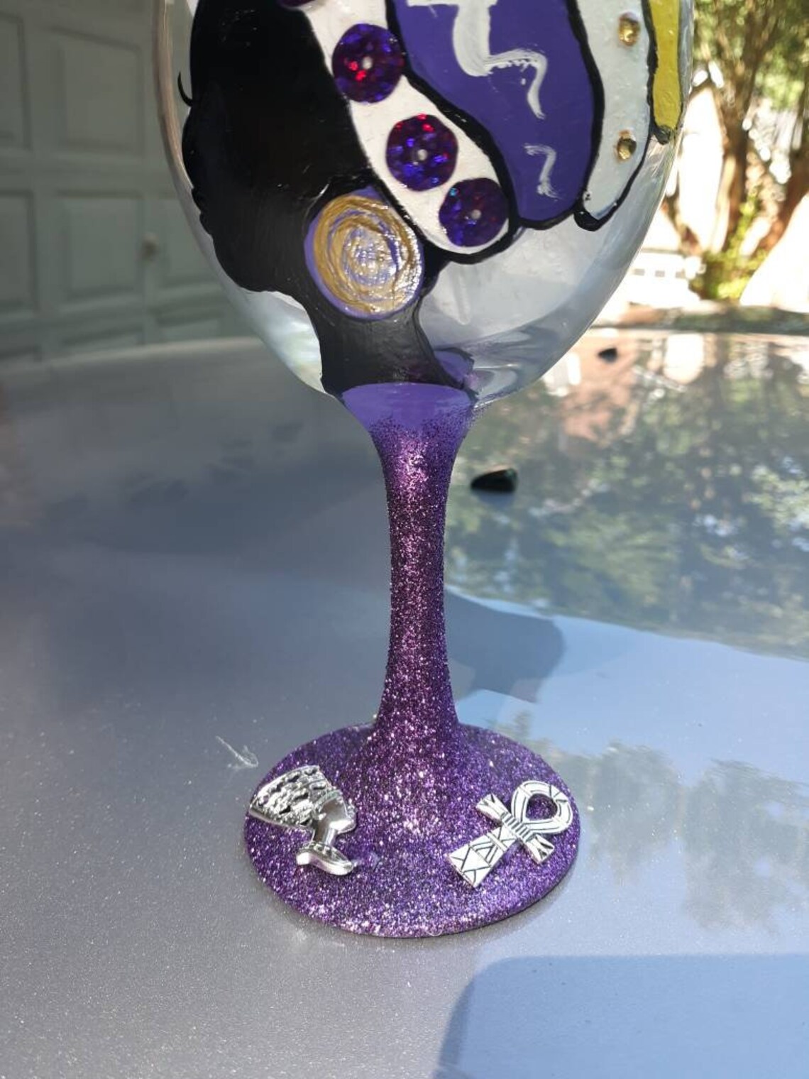 Goddess Wine Glasses African Wine Glass Afrocentric Glass Etsy