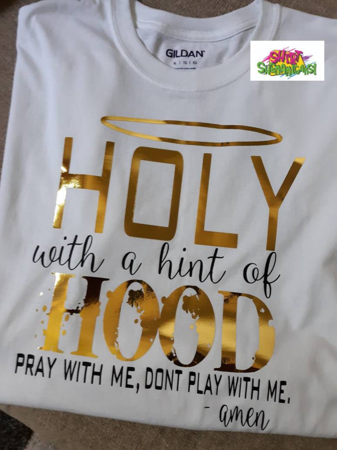 Holy With a Hint of Hood Tshirt Pray Dont Play Christian Tee Religious Tee Current Mood Tee Hood Tshirt Holy Tshirt Christian Tshirt Etsy UK