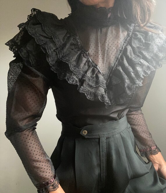 vintage GUNNE SAX ornate 70s victorian inspired de