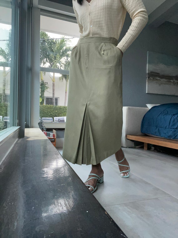 vintage midi maxi tailored skirt