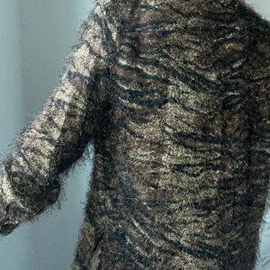 vintage deadstock shaggy textured oversized blouse image 8