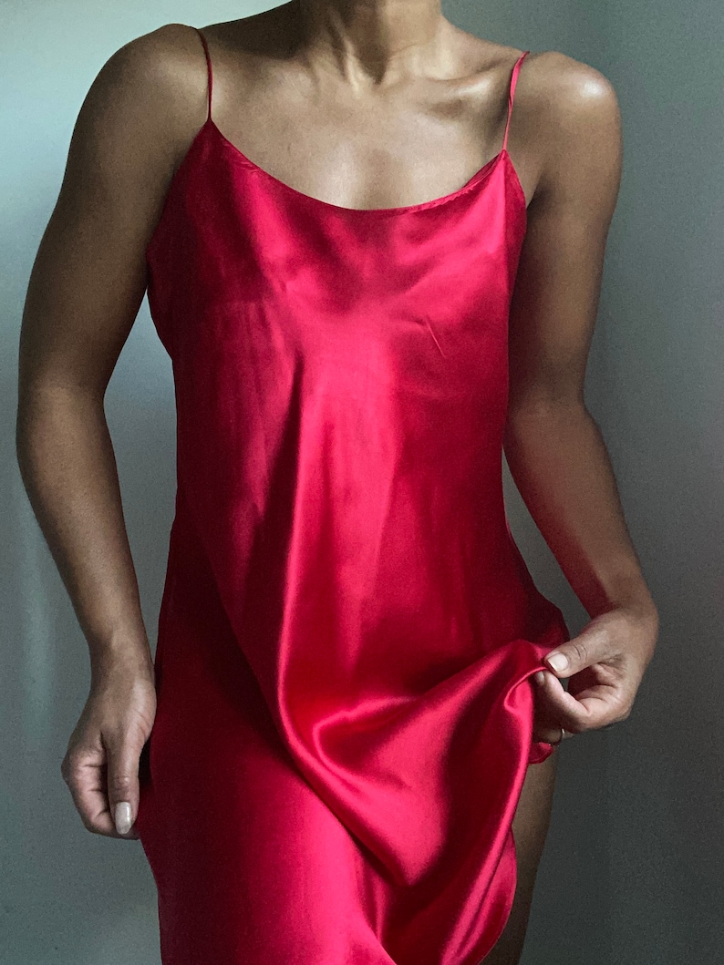 victoria secret silk slip