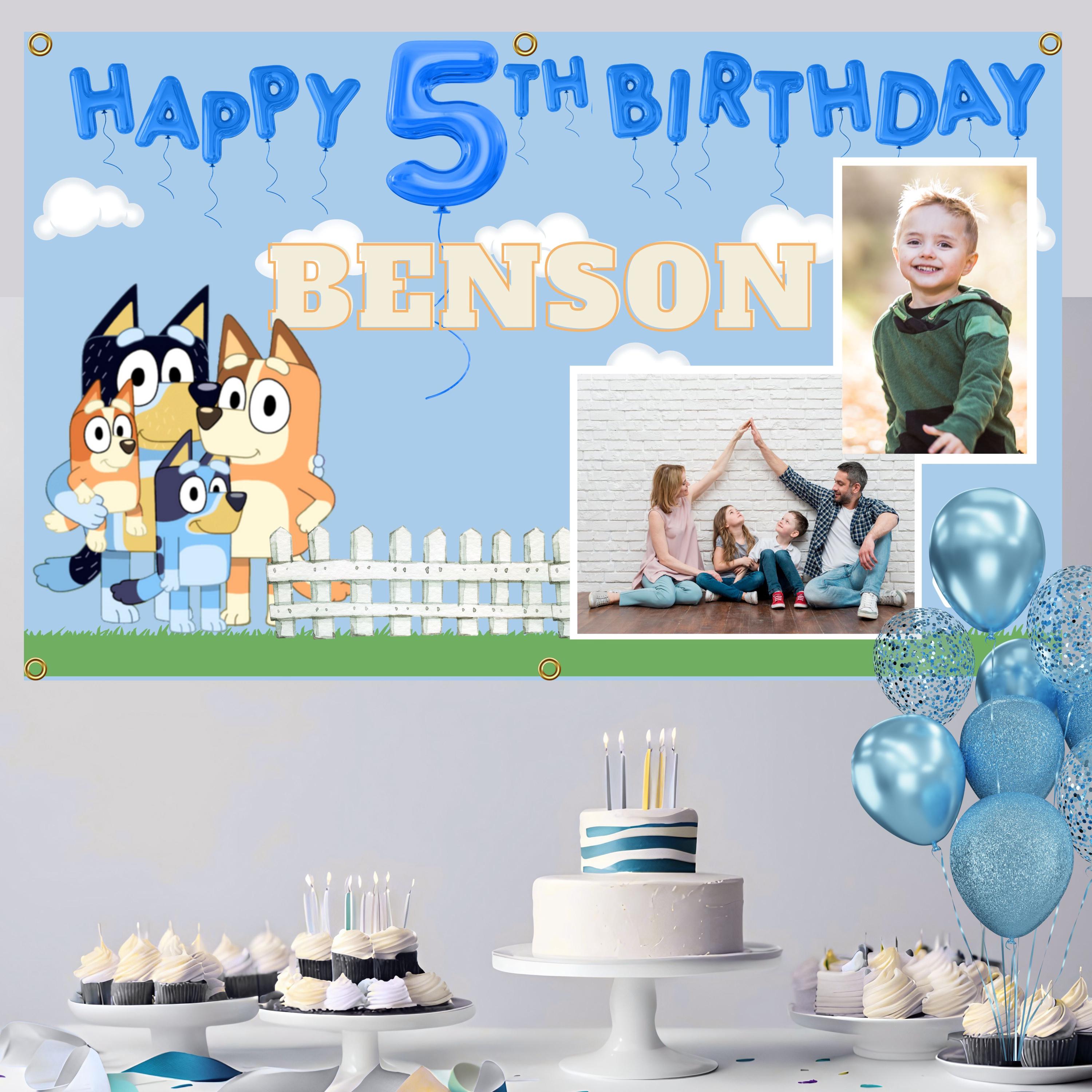 Photo Birthday Banner – Personalized banner with photos.